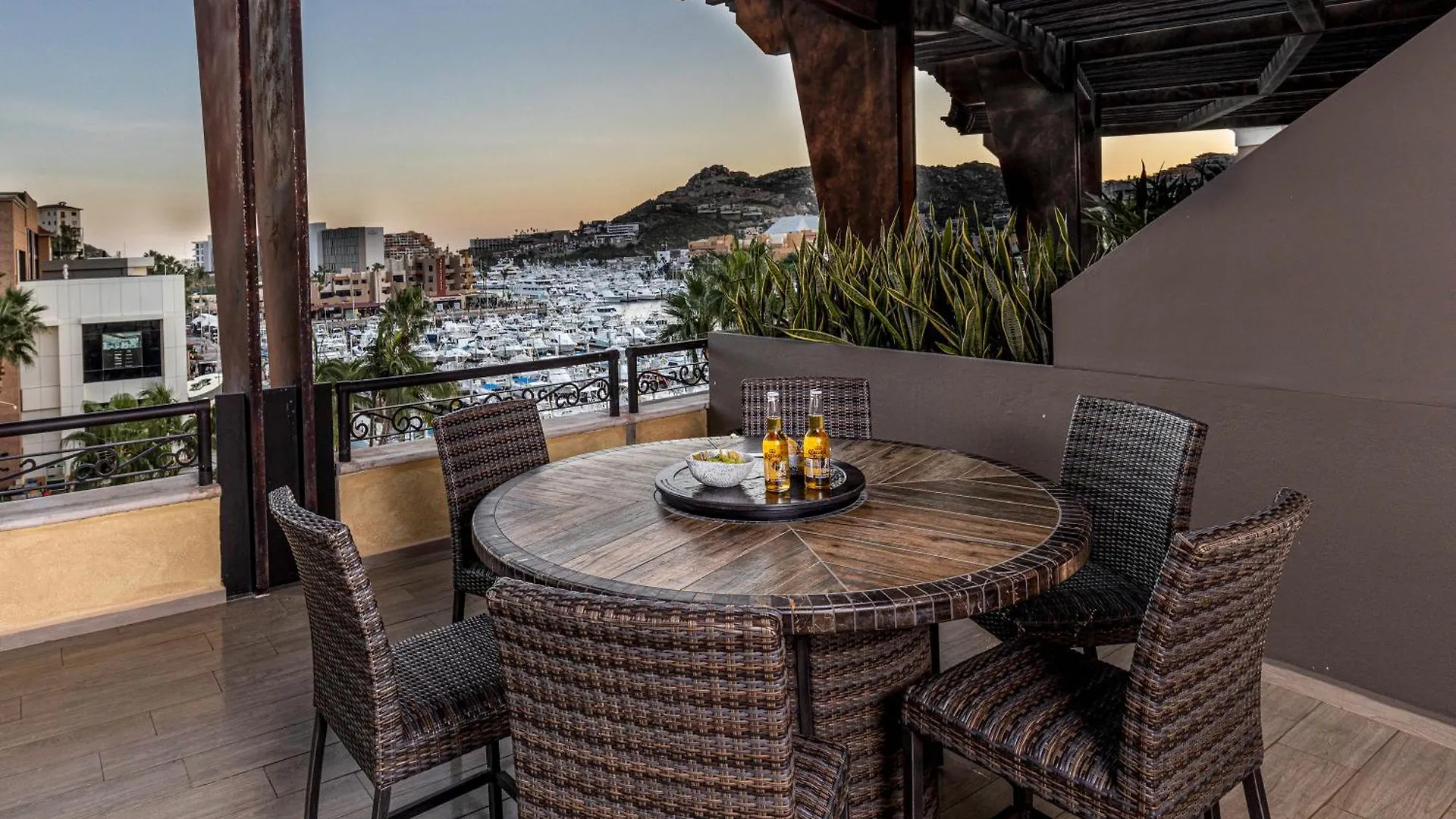 Hot Spot Overlooking Cabo Marina Private Terrace Cabo San Lucas